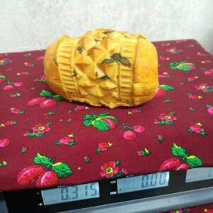 Ser góralski - gałka duża z czosnkiem niedźwiedzim (315g)